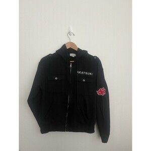 Anime Naruto Shippuden Akatsuki Black Hoodie Men’s XS Ripple Junction Cosplay